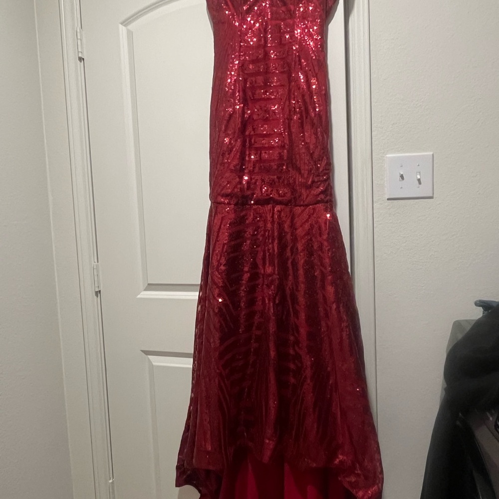 Stunning Red Sequin Gown